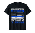 My Daughter Is Police Officer T-Shirt - Graphic Print for Adults - T-Shirt, Sweatshirt, Hoodie