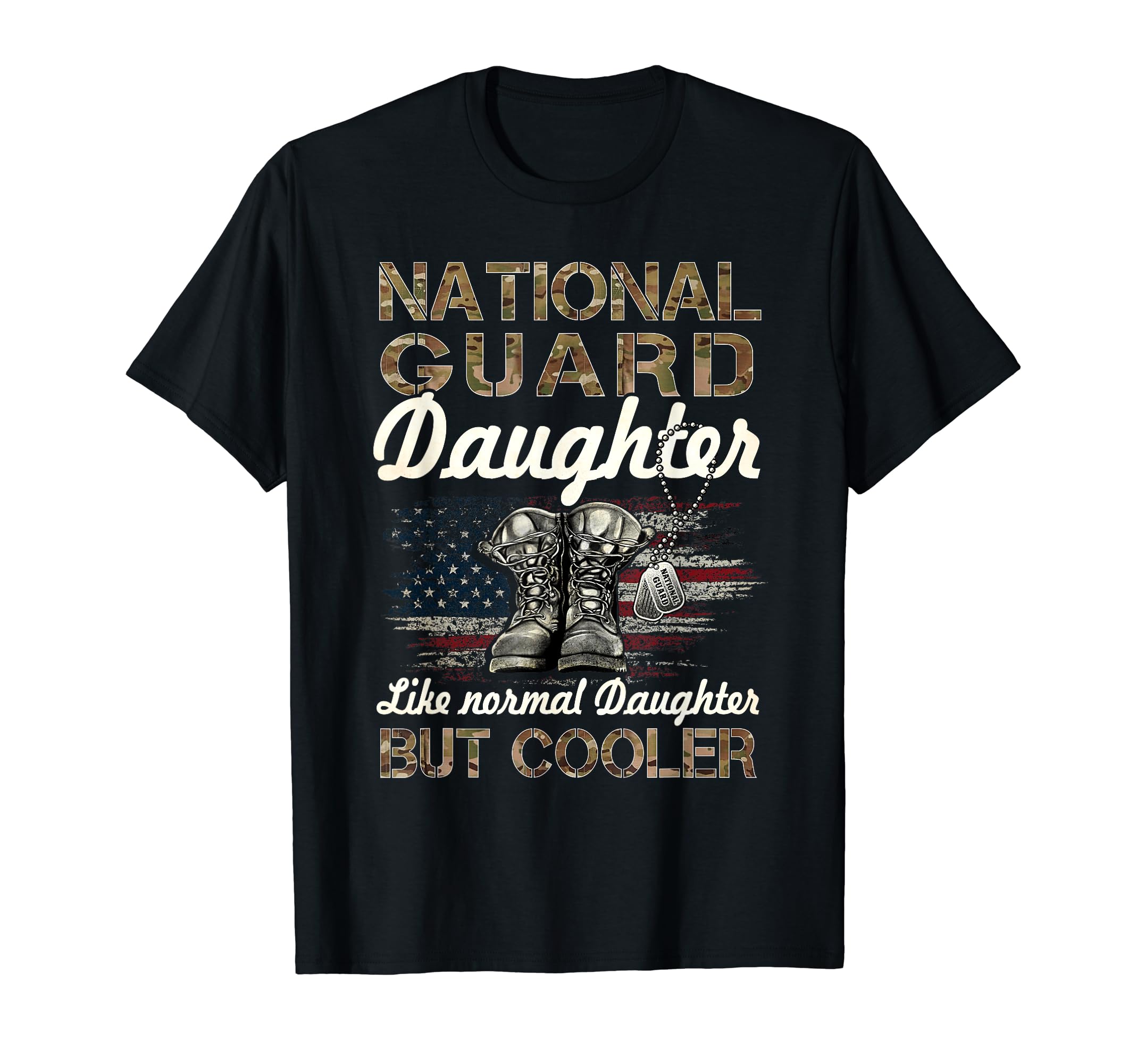 National Guard Daughter Proud T-Shirt - Minimalist Print Men Women - T-Shirt, Sweatshirt, Hoodie