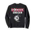 Denmark Soccer Ball Net Goal Sweatshirt - Casual Everyday Wear Men Women - T-Shirt, Sweatshirt, Hoodie