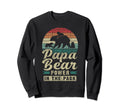 Papa Bear 3 Cubs 3 Children Dad Sweatshirt - Custom Art Print Men Women - T-Shirt, Sweatshirt, Hoodie