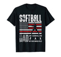 Mens Softball Dad Like Baseball Dad But T-Shirt - Graphic Print for Adults - T-Shirt, Sweatshirt, Hoodie