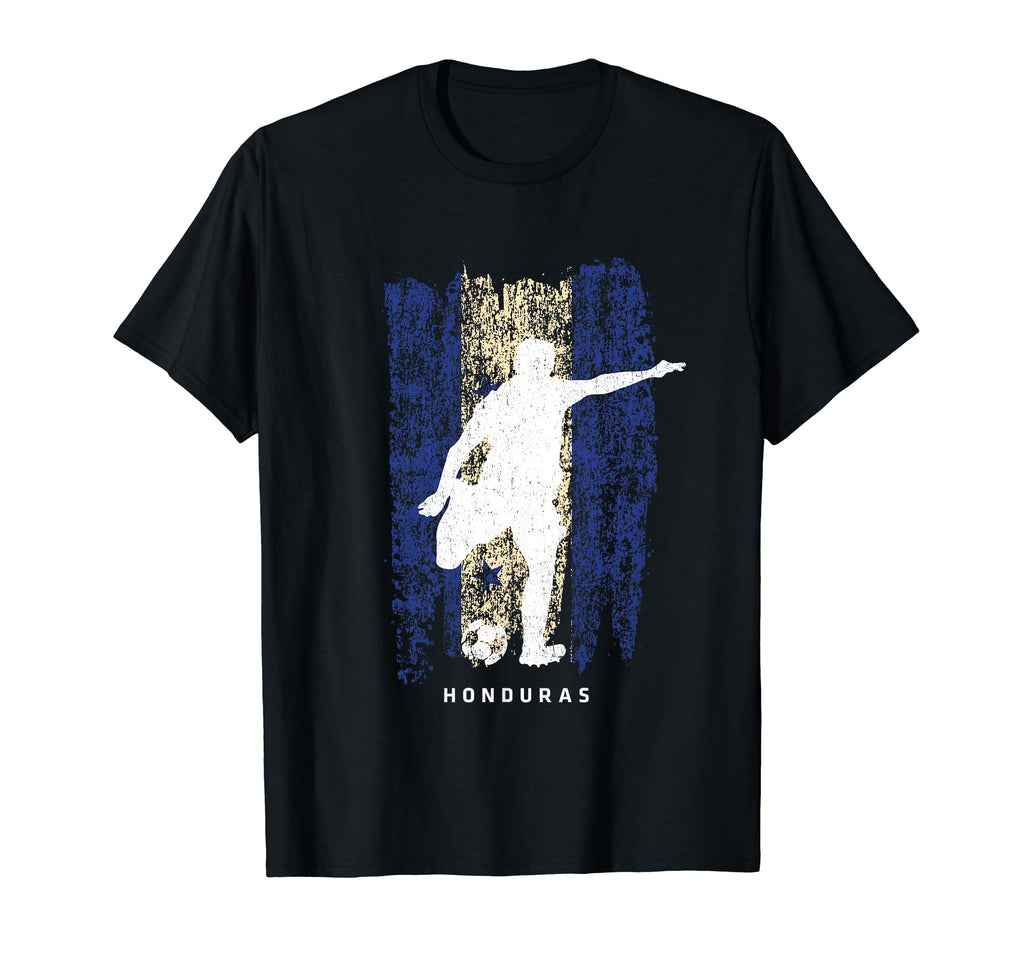 Honduras Flag Soccer Player T-Shirt - Minimalist Print for Adults - T-Shirt, Sweatshirt, Hoodie