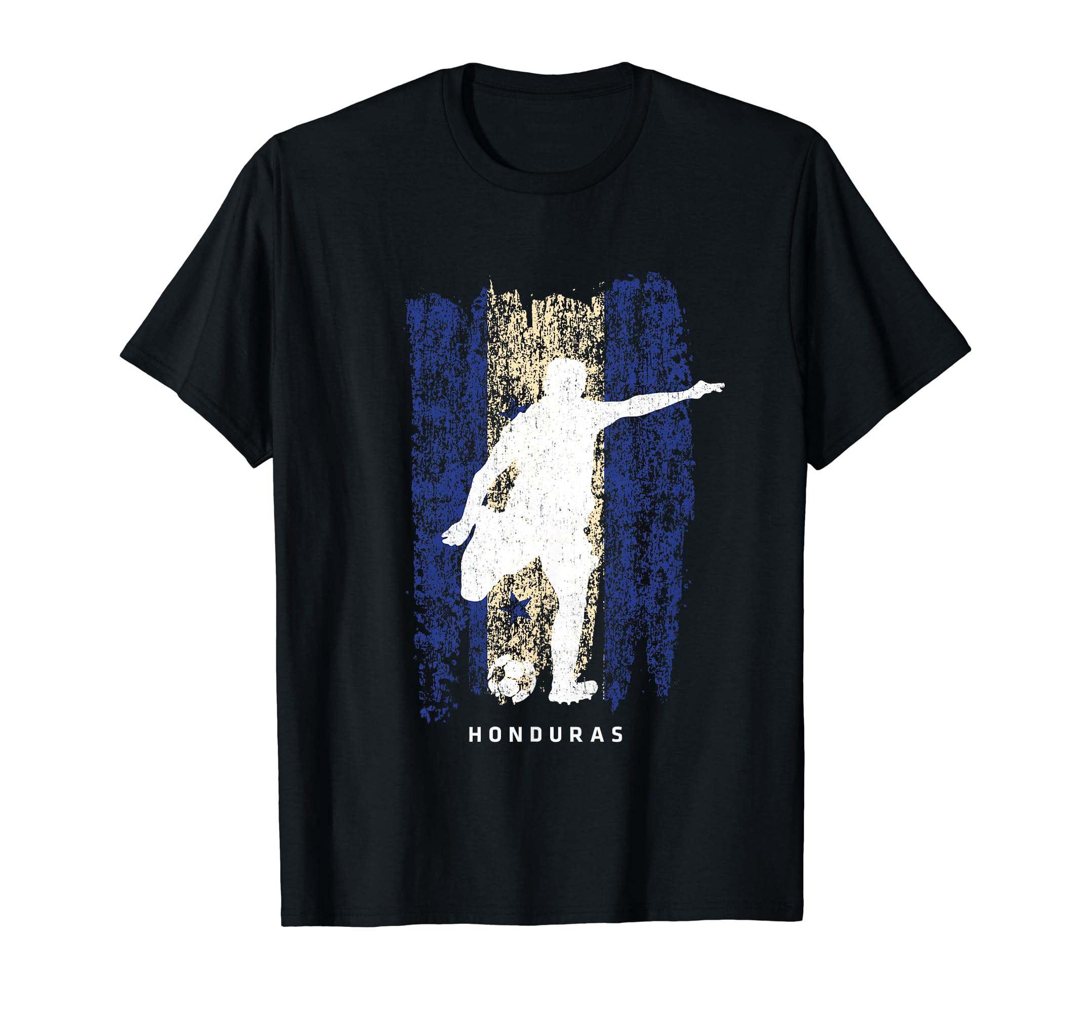 Honduras Flag Soccer Player T-Shirt - Minimalist Print for Adults - T-Shirt, Sweatshirt, Hoodie