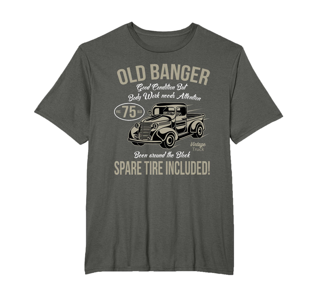 75Th Birthday Old Banger 75 Years T-Shirt - Custom Art Print for Adults - T-Shirt, Sweatshirt, Hoodie