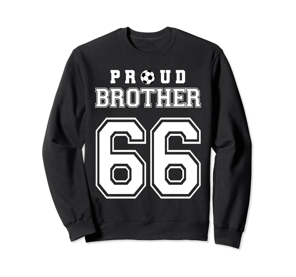 Number 66 Custom Proud Soccer Futbol Sweatshirt - Minimalist Print Unisex - T-Shirt, Sweatshirt, Hoodie