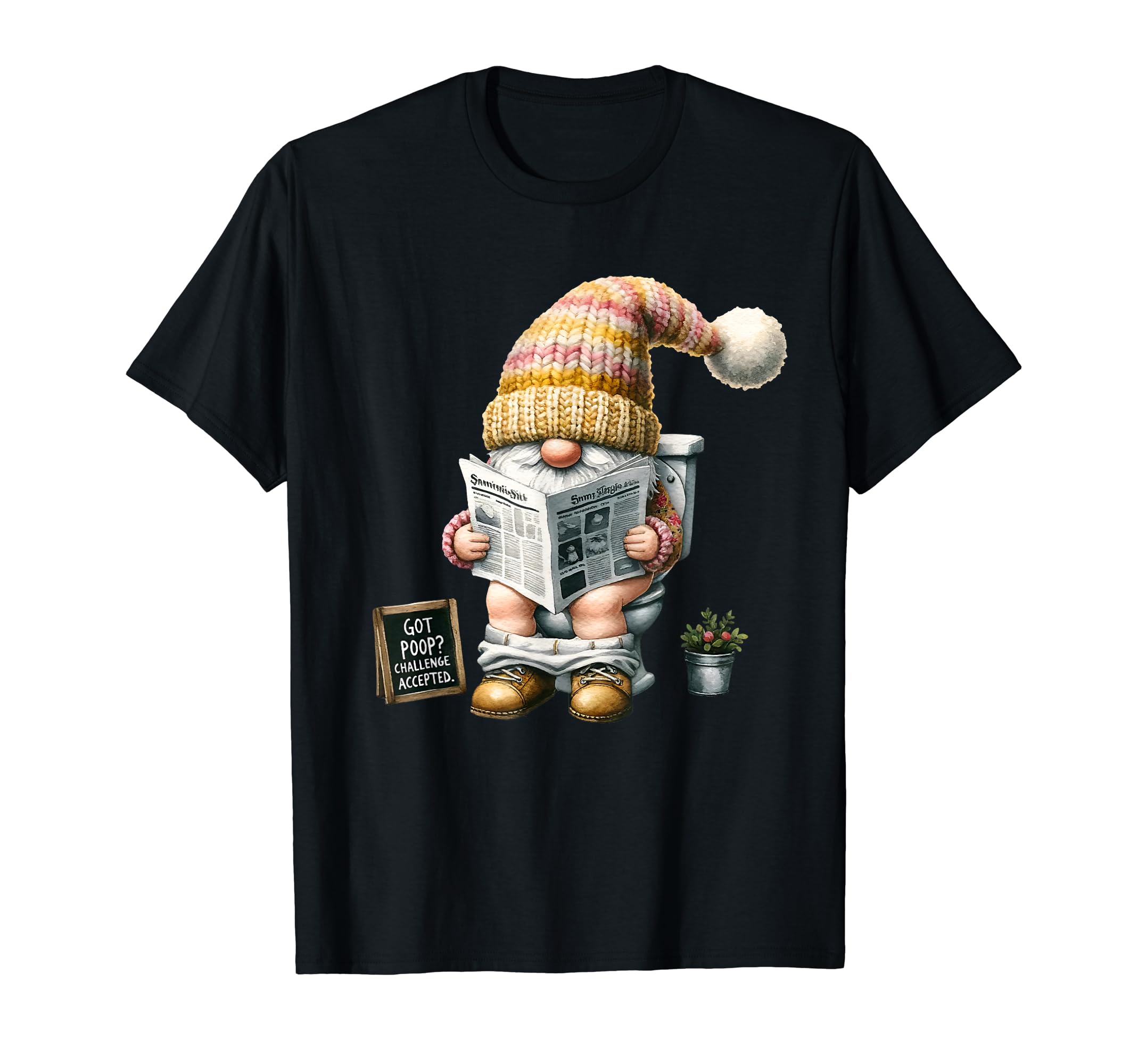 Poop Gnome Funny Retirement Gnome Dad T-Shirt - Novelty Apparel Men Women - T-Shirt, Sweatshirt, Hoodie