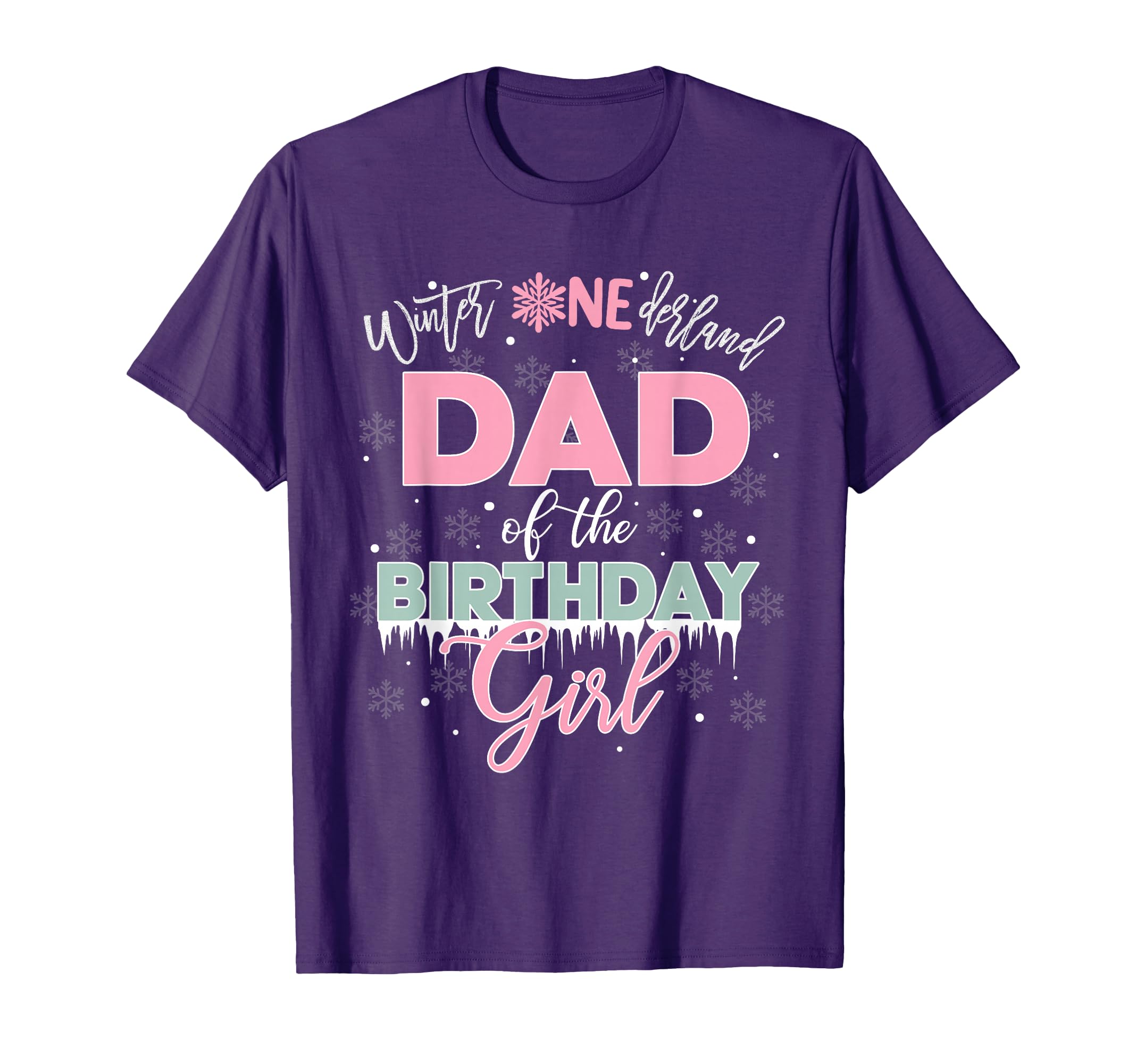 Dad Birthday Winter Onederland Family T-Shirt - Unique Graphic for Adults - T-Shirt, Sweatshirt, Hoodie