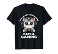 Just Who Loves Cats Gaming Cat Dad Funny T-Shirt - Graphic Print Unisex - T-Shirt, Sweatshirt, Hoodie