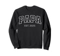 Promoted To Papa Est 2025 Dad To Be Sweatshirt - Graphic Print Men Women - T-Shirt, Sweatshirt, Hoodie