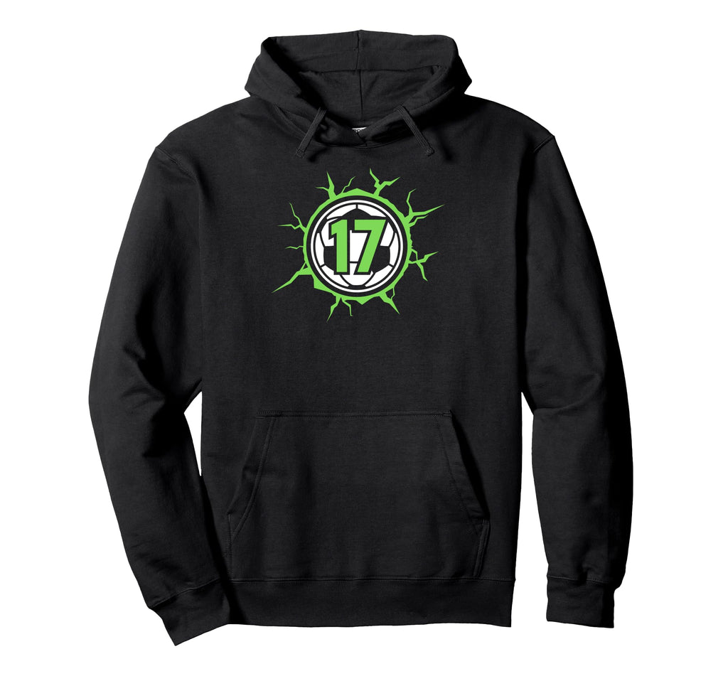 Soccer 17Th Birthday 17 Year Old Soccer Hoodie - Novelty Apparel Men Women - T-Shirt, Sweatshirt, Hoodie