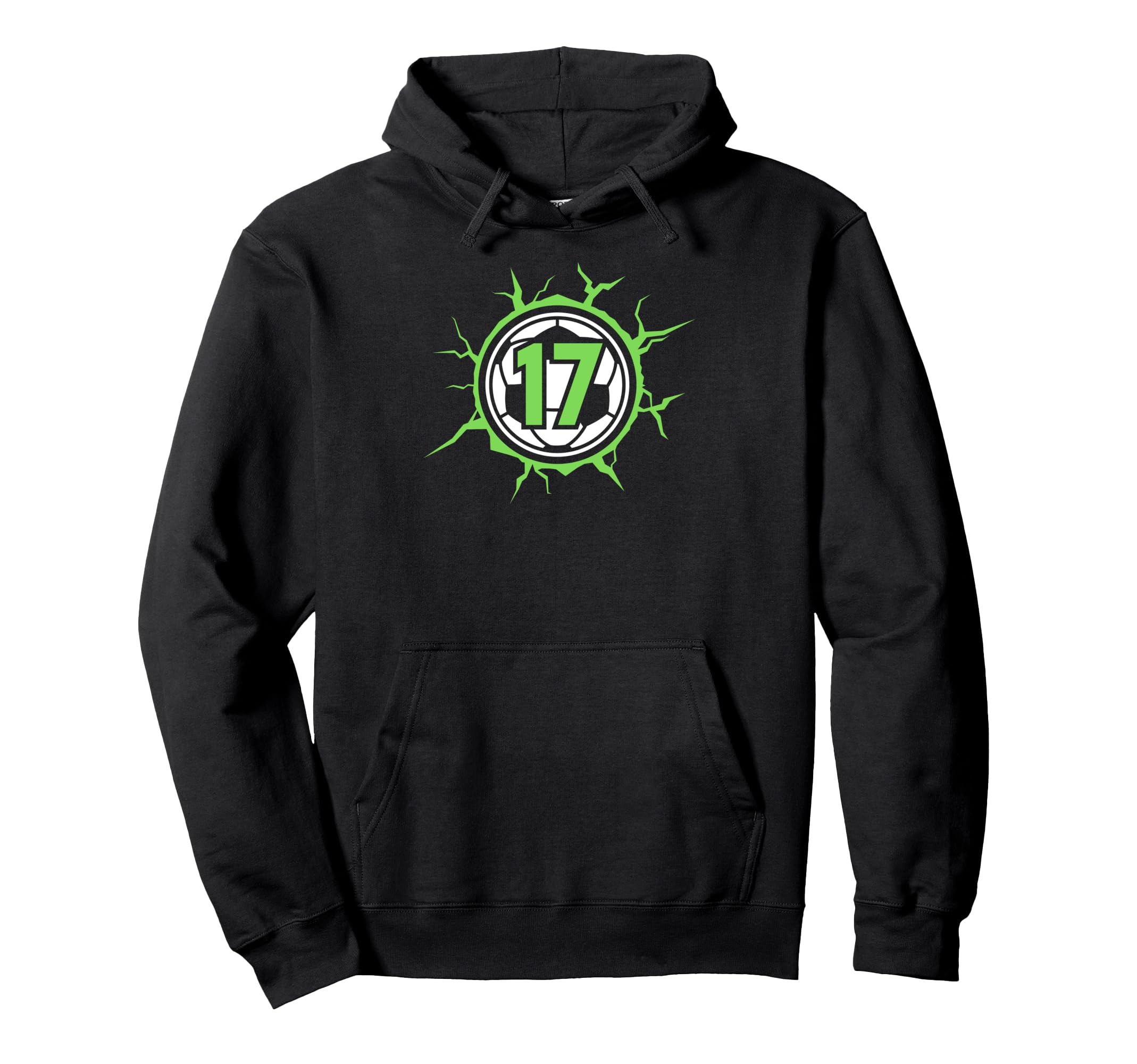 Soccer 17Th Birthday 17 Year Old Soccer Hoodie - Novelty Apparel Men Women - T-Shirt, Sweatshirt, Hoodie