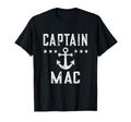 Captain Mac Personalized Lake Boating T-Shirt - Novelty Apparel for Adults - T-Shirt, Sweatshirt, Hoodie
