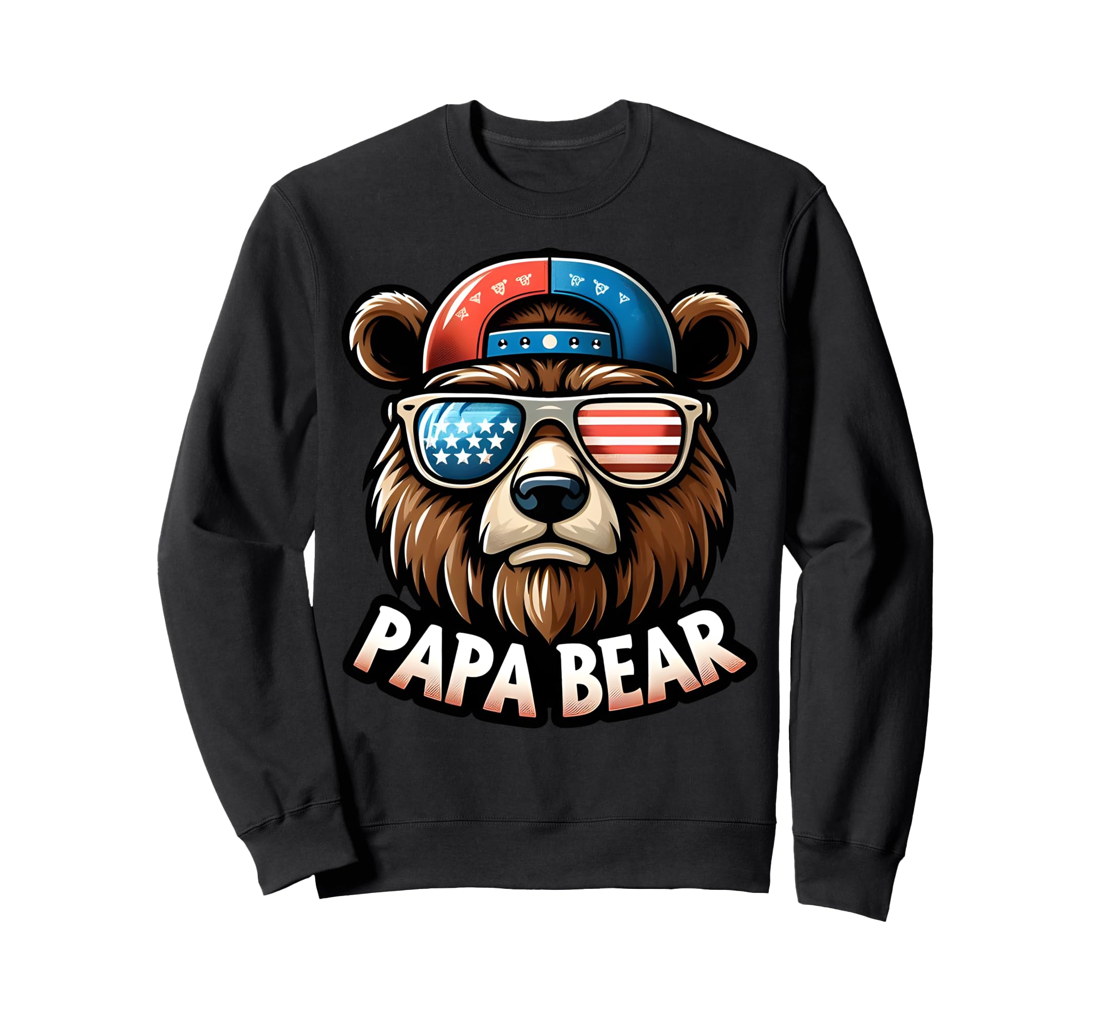 Papa Bear Gifts Funny Birthday Sweatshirt - Aesthetic Graphic for Adults - T-Shirt, Sweatshirt, Hoodie