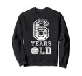 6 Years Old Soccer Sports Birthday Sweatshirt - Streetwear Style Men Women - T-Shirt, Sweatshirt, Hoodie