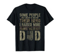 Proud Military Dad Military Father Us T-Shirt - Minimalist Print Unisex - T-Shirt, Sweatshirt, Hoodie