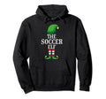 Soccer Elf Funny Family Matching Hoodie - Fun Novelty Design for Adults - T-Shirt, Sweatshirt, Hoodie