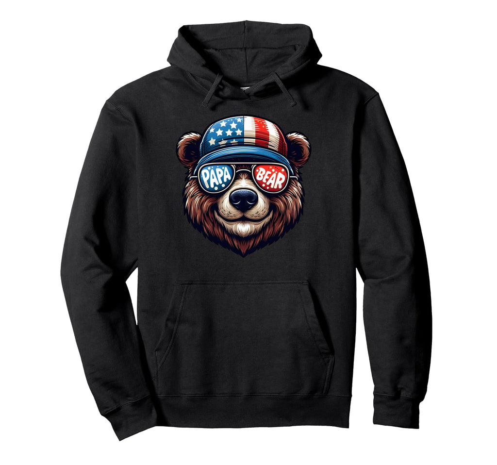 Papa Bear Gifts Funny Birthday Fun Gift Hoodie - Novelty Apparel Men Women - T-Shirt, Sweatshirt, Hoodie