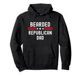 Funny Bearded Dad Republican Political Hoodie - Streetwear Style Unisex - T-Shirt, Sweatshirt, Hoodie