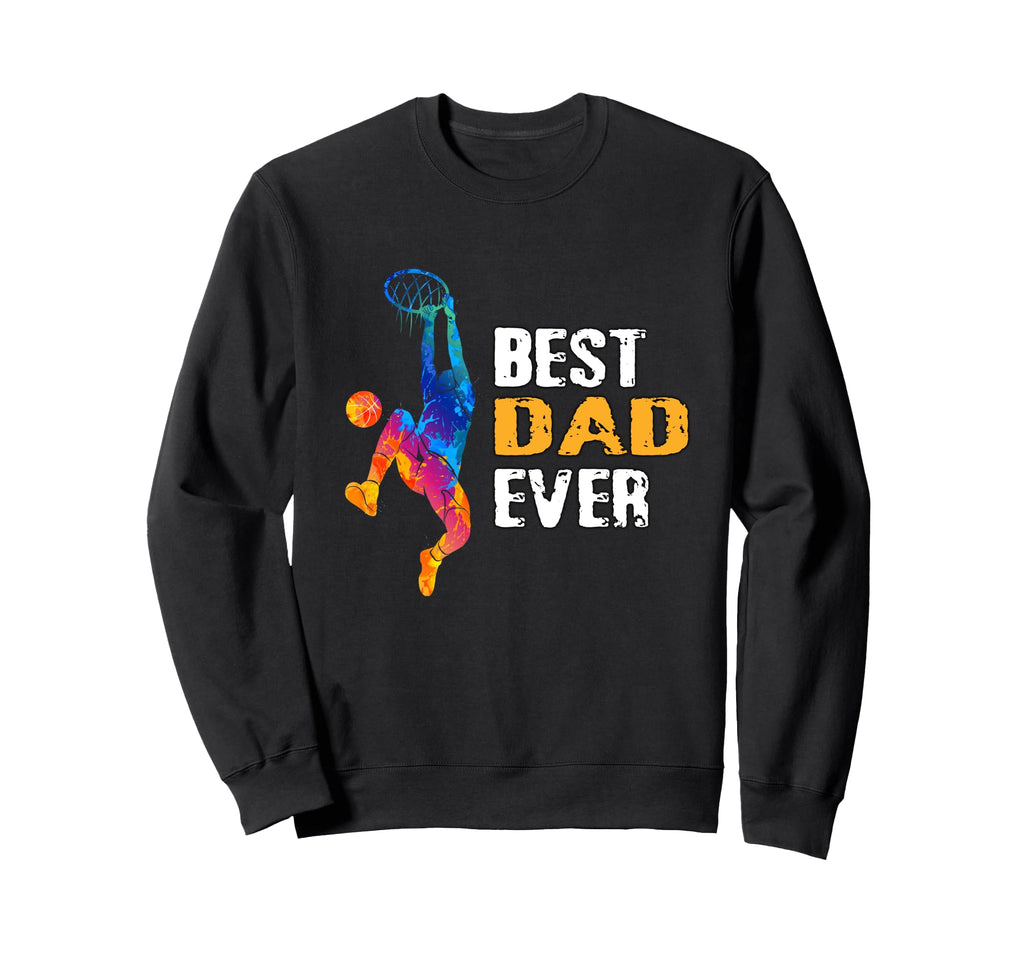 Basketball Father Basketball Dad Sweatshirt - Aesthetic Graphic Men Women - T-Shirt, Sweatshirt, Hoodie