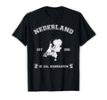 Netherlands Nederland Map Soccer T-Shirt - Fun Novelty Design for Adults - T-Shirt, Sweatshirt, Hoodie