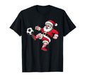 Santa Plays Soccer Funny Pajama Family T-Shirt - Trendy Graphic for Adults - T-Shirt, Sweatshirt, Hoodie