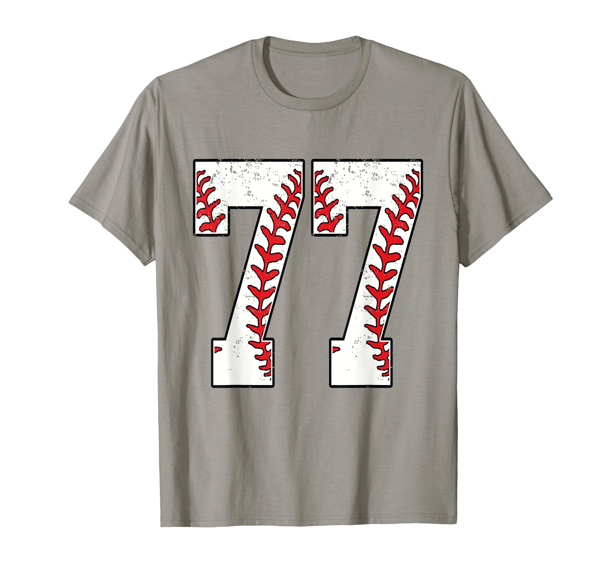 Number 77 Baseball 77 Jersey Number T-Shirt - Streetwear Style Men Women - T-Shirt, Sweatshirt, Hoodie