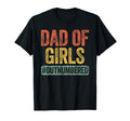 Dad Outnumbered Daddy Fathers Day T-Shirt - Custom Art Print for Adults - T-Shirt, Sweatshirt, Hoodie