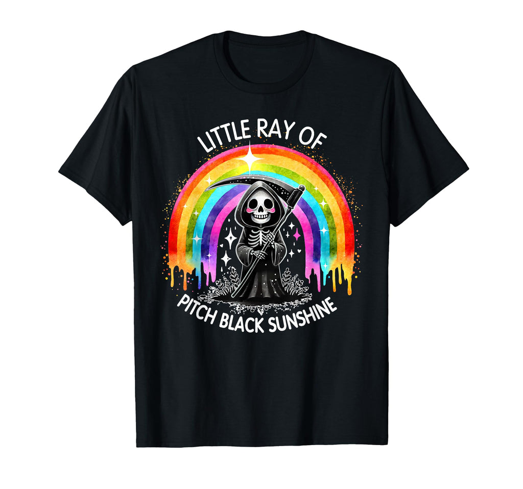 Little Ray Pitch Black Sunshine T-Shirt - Fun Novelty Design Men Women - T-Shirt, Sweatshirt, Hoodie