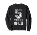 5 Years Old Soccer Sports Birthday Sweatshirt - Custom Art Print Men Women - T-Shirt, Sweatshirt, Hoodie