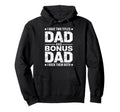 Stepfather Bonus Dad Step Parent Stepdad Hoodie - Unique Graphic for Adults - T-Shirt, Sweatshirt, Hoodie