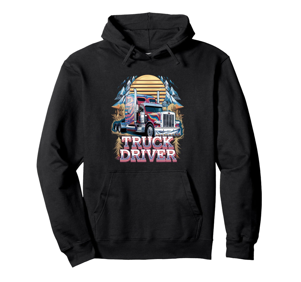American Truckers Trucker Or Trucker Dad Hoodie - Streetwear Style Unisex - T-Shirt, Sweatshirt, Hoodie