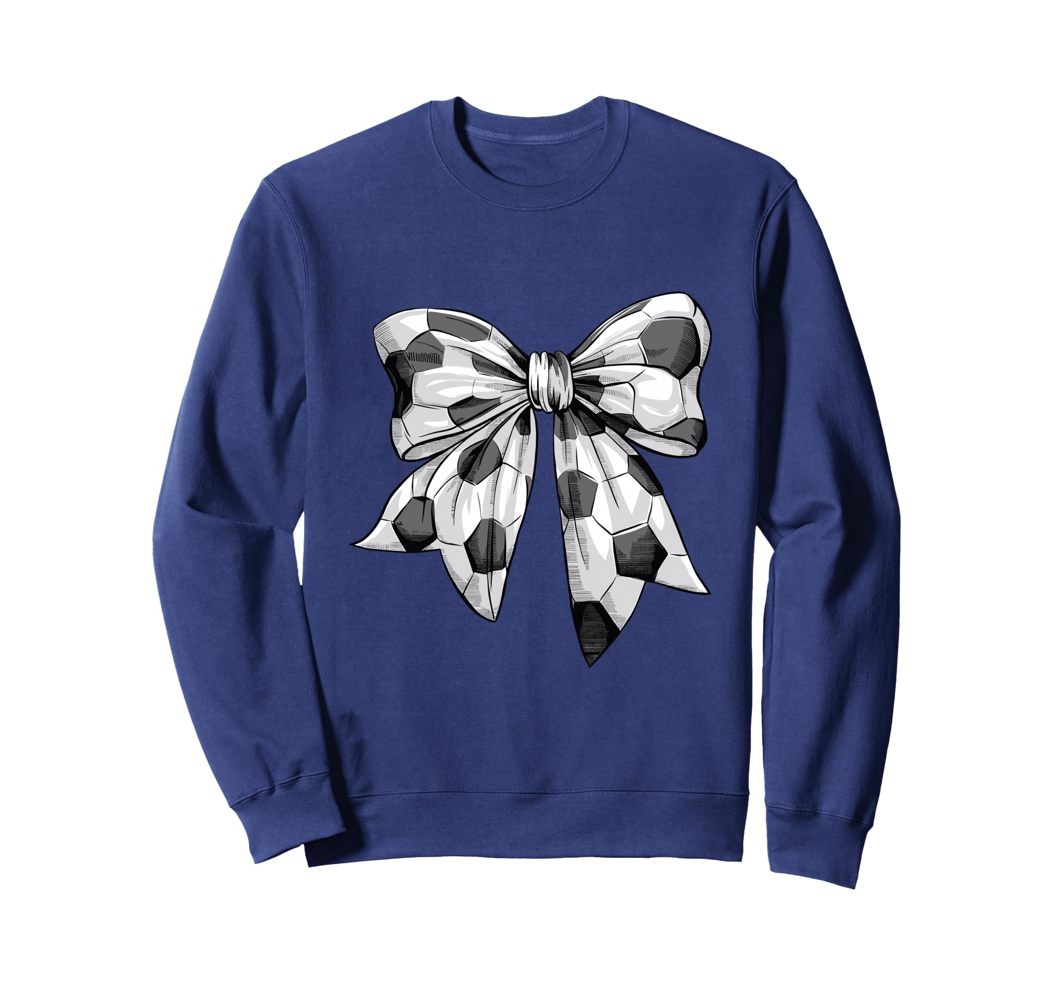 Coquette Bow Soccer Ball Mom Life Sweatshirt - Trendy Graphic for Adults - T-Shirt, Sweatshirt, Hoodie
