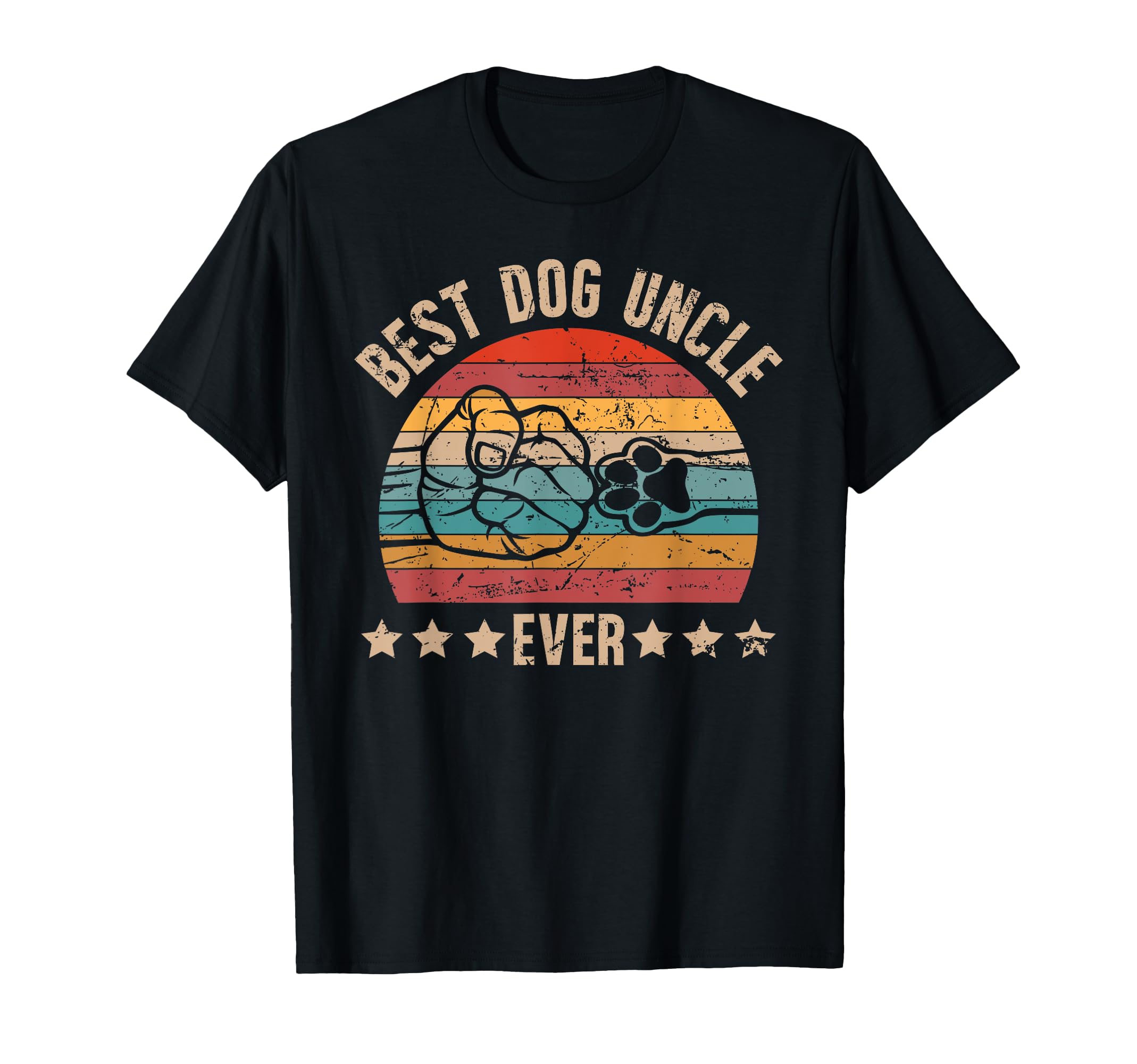 Best Dog Uncle Ever Dog Lover Uncle Dog T-Shirt - Graphic Print Men Women - T-Shirt, Sweatshirt, Hoodie