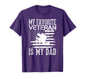 My Favorite Veteran Is My Dad Military T-Shirt - Unique Graphic Men Women - T-Shirt, Sweatshirt, Hoodie