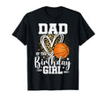 Dad Birthday Basketball Dad Leopard Heart T-Shirt - Novelty Apparel Unisex - T-Shirt, Sweatshirt, Hoodie