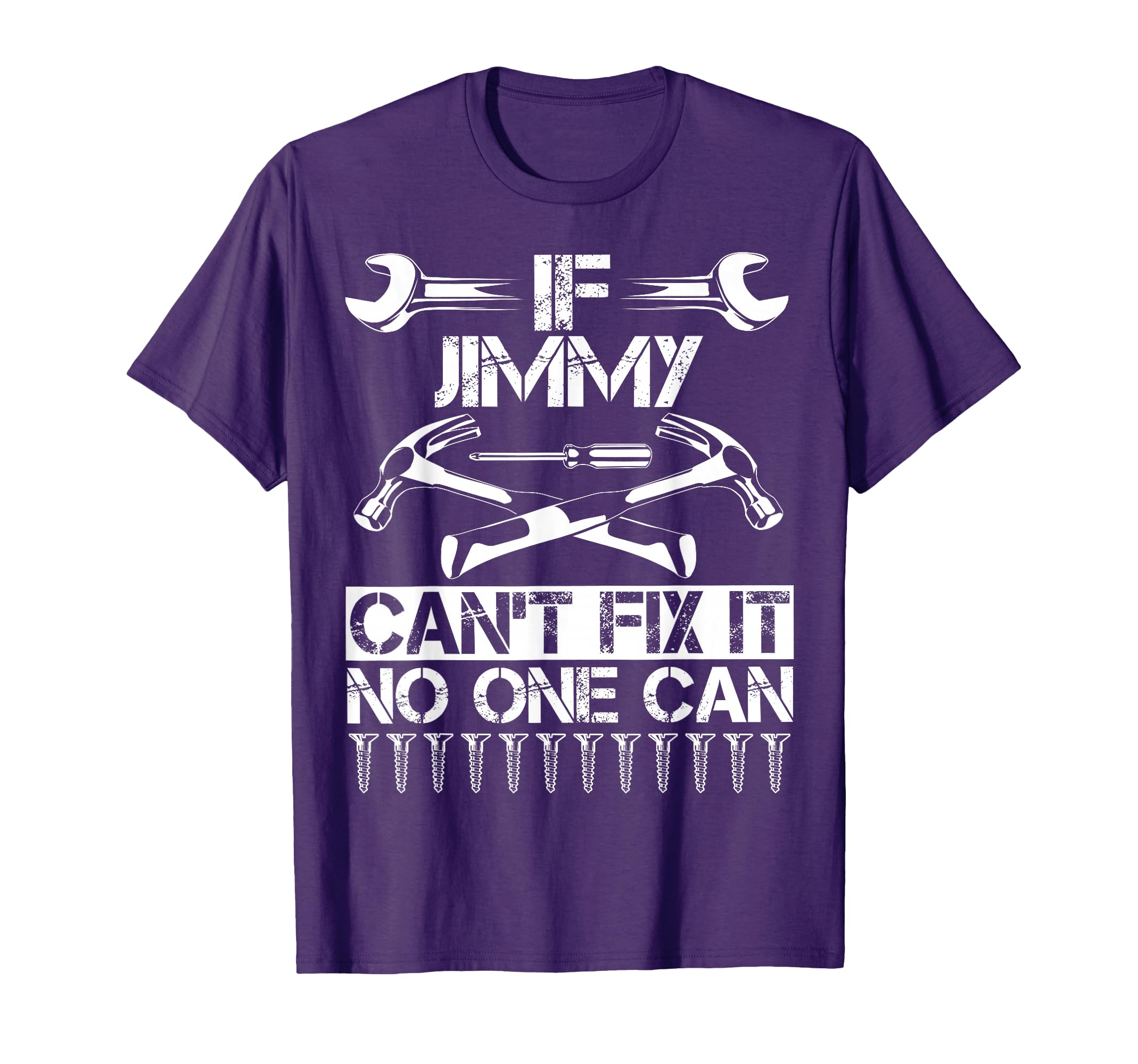 Jimmy Fix It Funny Birthday T-Shirt - Minimalist Print for Adults - T-Shirt, Sweatshirt, Hoodie