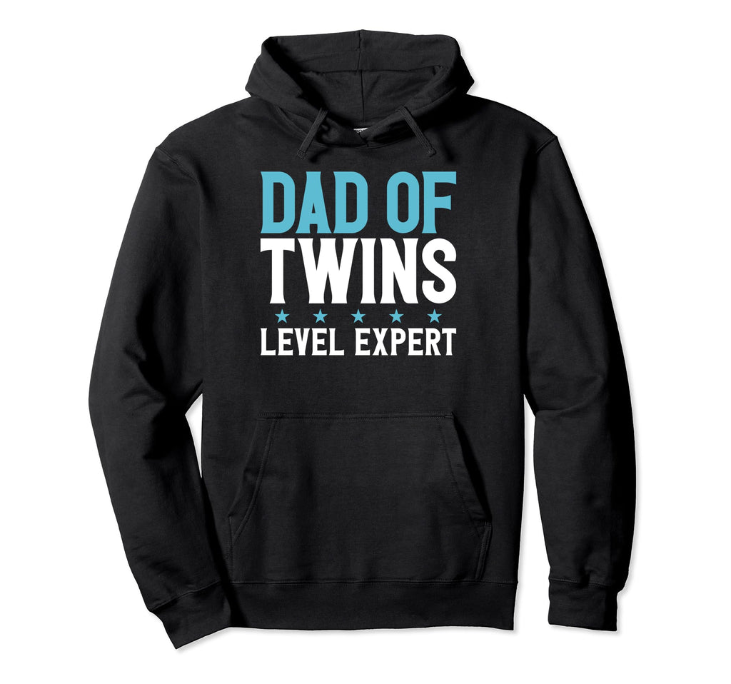 Dad Twins Level Expert Twin Dad Hoodie - Trendy Graphic Men Women - T-Shirt, Sweatshirt, Hoodie