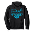 This Loves Her Mechanic Mechanics Wife Hoodie - Minimalist Print Men Women - T-Shirt, Sweatshirt, Hoodie
