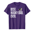 Husky Dad Art Father Husky Lover T-Shirt - Custom Art Print Men Women - T-Shirt, Sweatshirt, Hoodie