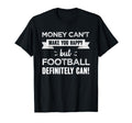 Football Makes You Happy Funny Gift Soccer T-Shirt - Unique Graphic Unisex - T-Shirt, Sweatshirt, Hoodie