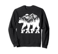 Papa Bear Forest Lake Mountain Scene Sweatshirt - Graphic Print for Adults - T-Shirt, Sweatshirt, Hoodie