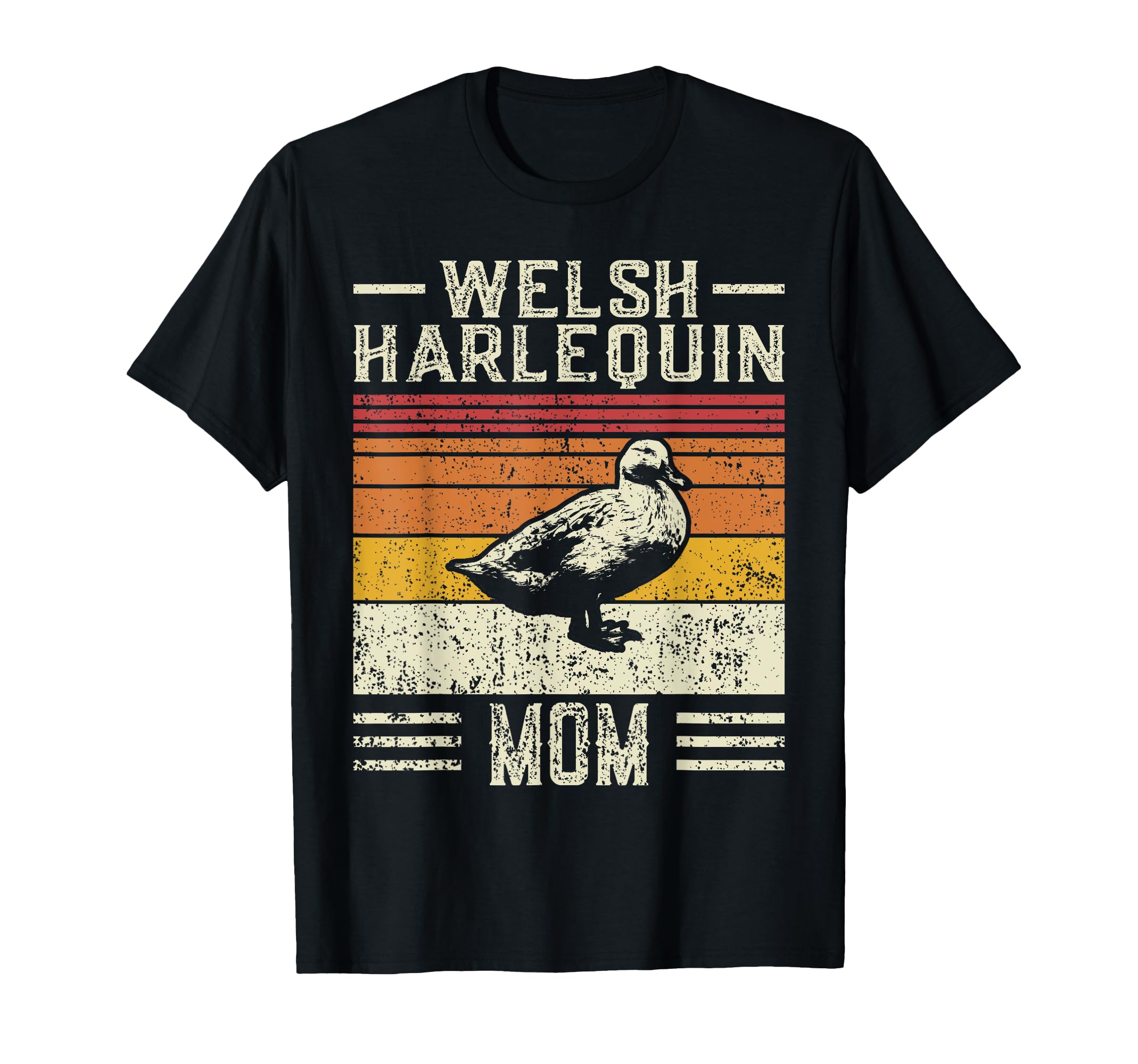 Best Duck Mom Welsh Harlequin T-Shirt - Aesthetic Graphic Men Women - T-Shirt, Sweatshirt, Hoodie