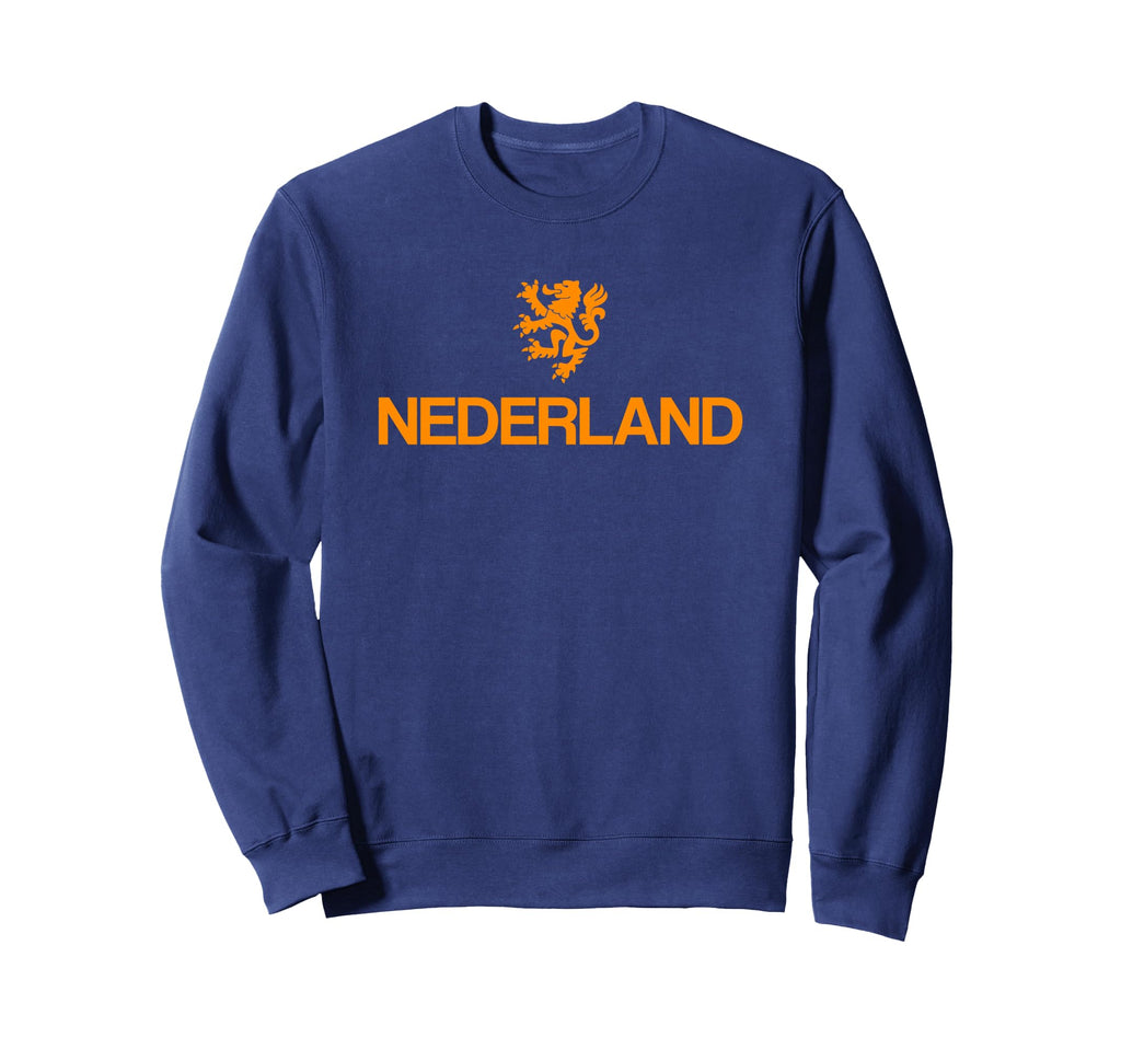 Nederland Emblem Lion Sweatshirt - Casual Everyday Wear for Adults - T-Shirt, Sweatshirt, Hoodie