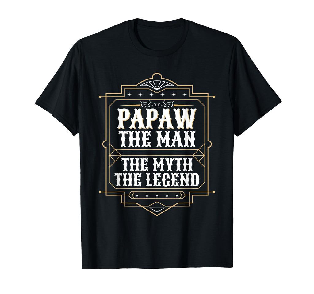 Papaw Myth Legend Dad Grandpa T-Shirt - Minimalist Print Men Women - T-Shirt, Sweatshirt, Hoodie
