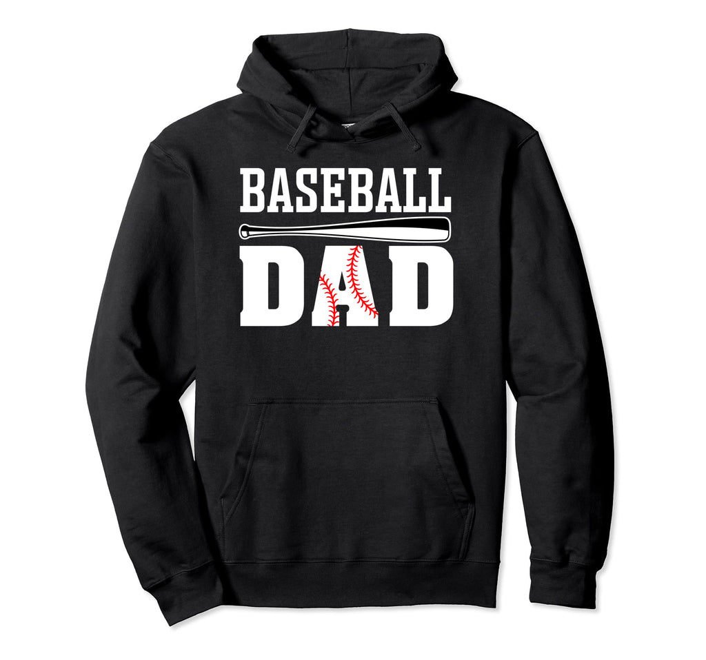 Baseball Dad Dad Baseball Hoodie - Novelty Apparel Unisex - T-Shirt, Sweatshirt, Hoodie