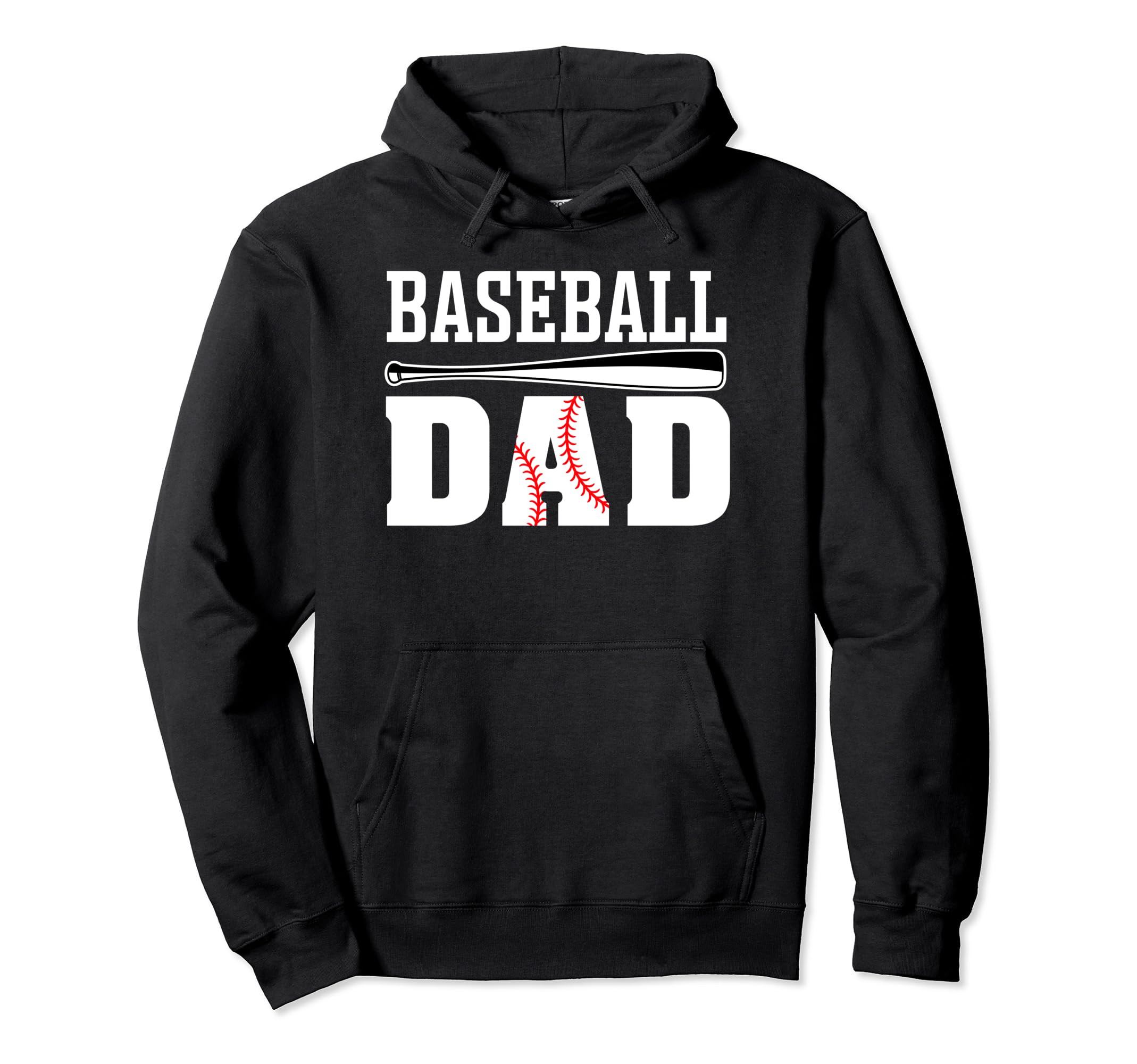 Baseball Dad Dad Baseball Hoodie - Novelty Apparel Unisex - T-Shirt, Sweatshirt, Hoodie