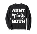 Aunt Both Taekwondo And Soccer Sweatshirt - Graphic Print Men Women - T-Shirt, Sweatshirt, Hoodie