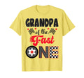 Grandpa Fast One Car Racing Dad 1St T-Shirt - Graphic Print for Adults - T-Shirt, Sweatshirt, Hoodie