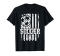 Usa Flag Soccer Dad Soccer Game Day T-Shirt - Novelty Apparel for Adults - T-Shirt, Sweatshirt, Hoodie