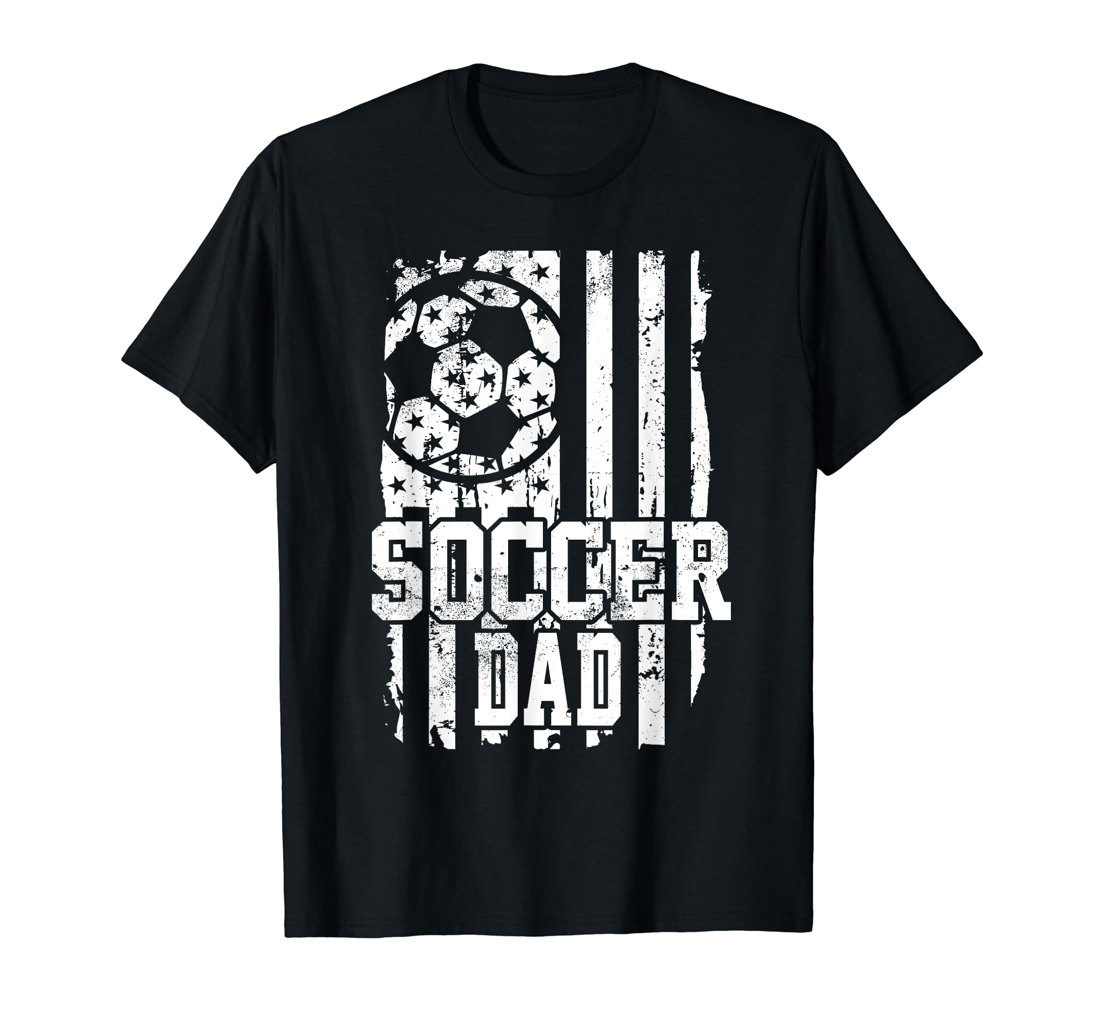 Usa Flag Soccer Dad Soccer Game Day T-Shirt - Trendy Graphic for Adults - T-Shirt, Sweatshirt, Hoodie